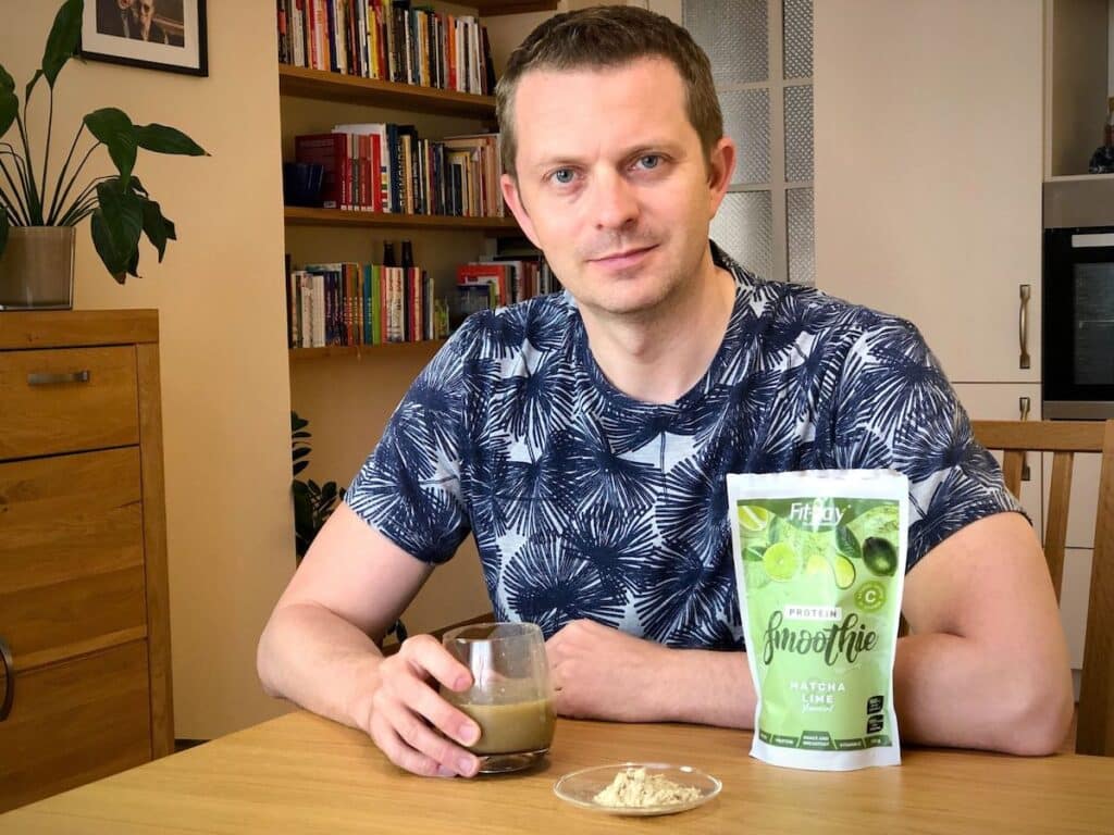 Fit-day protein smoothe matcha-limetka