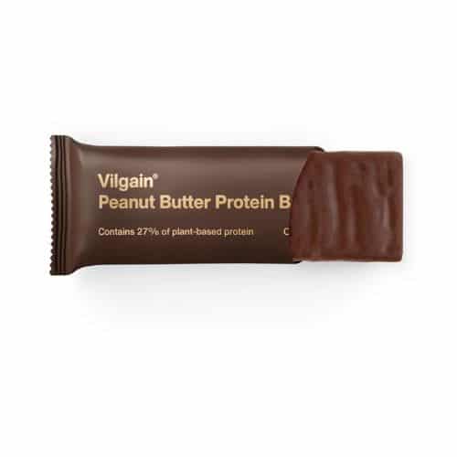 vilgain peanut butter protein bar bio 1