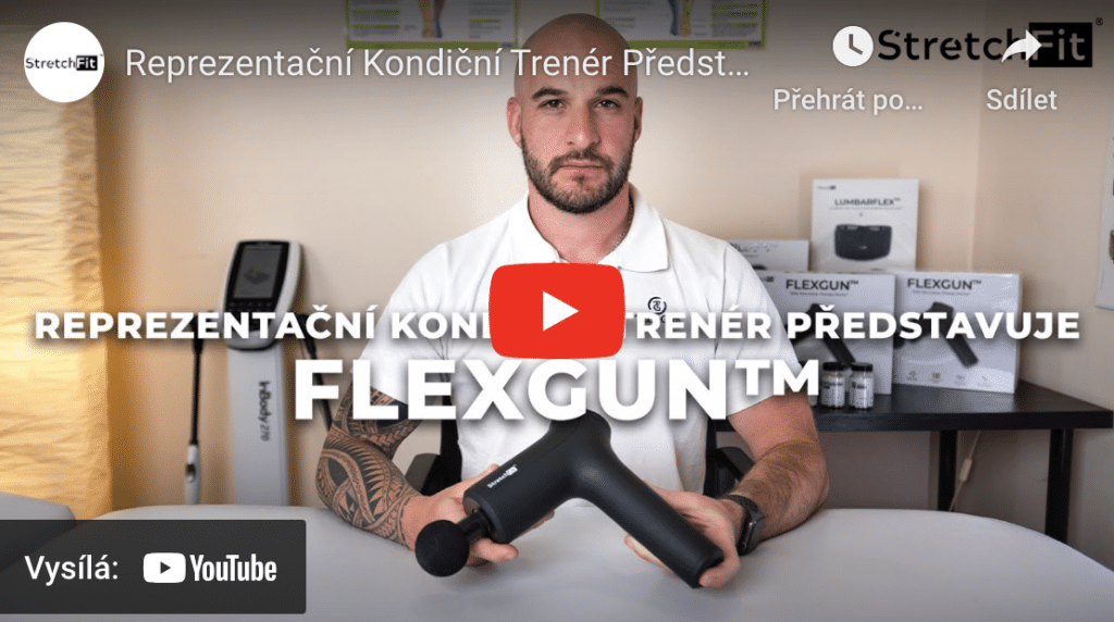 Video recenze masážní pistole Strechfit FlexGun