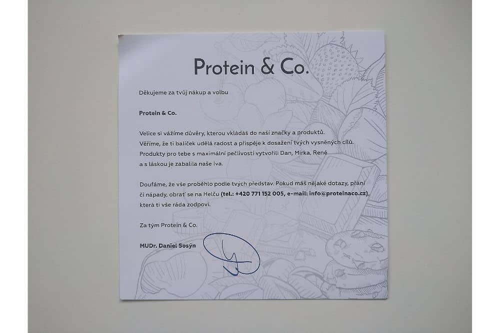 Protein & Co. nákup